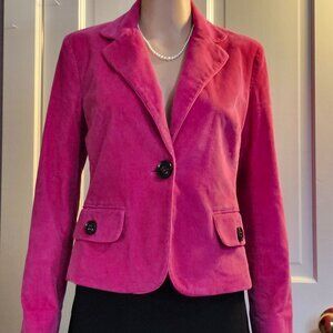 Talbots Vintage Pink Corduroy Jacket